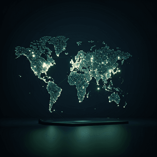 World map showing RCCG global presence